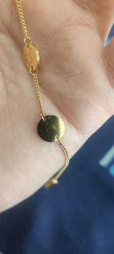 Customer photo review of Happiness Bracelet | Patience, Gratitude & Trust (in God)