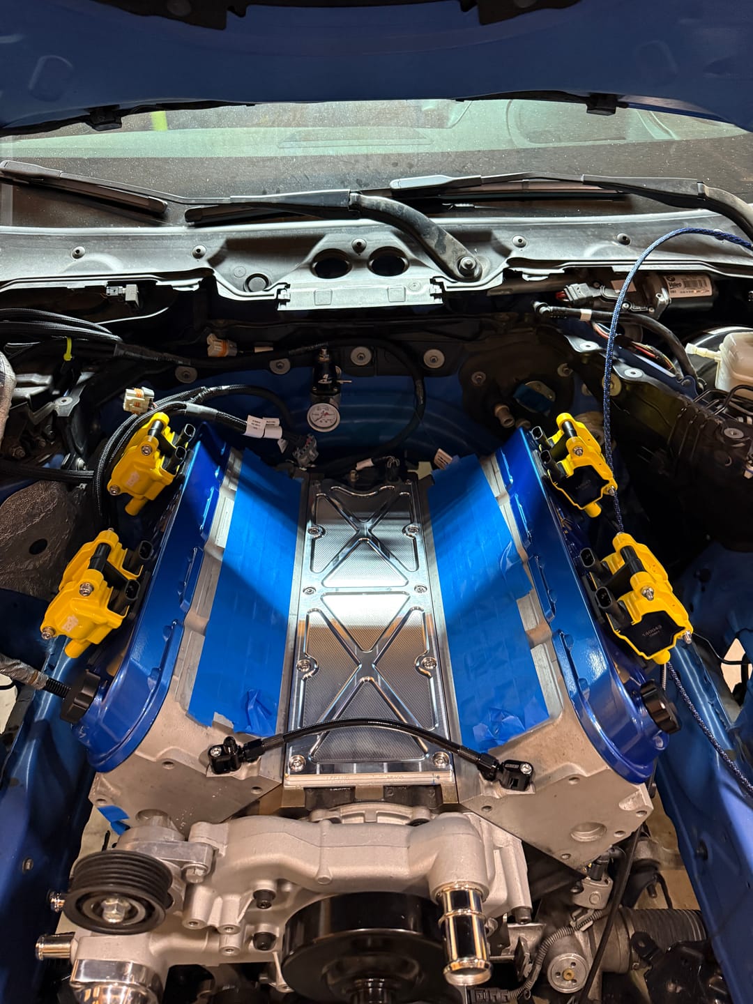 Customer photo review of Motion Raceworks Gen 3 LS Billet Valley Cover (Knock Sensor Delete) 10-10011