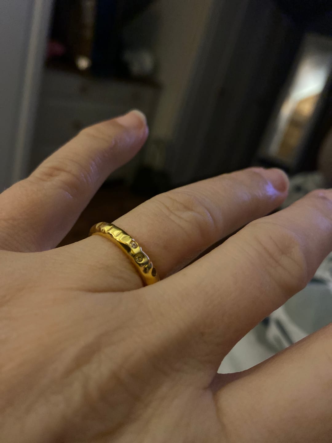 Customer photo review of Candy Slim Band Ring