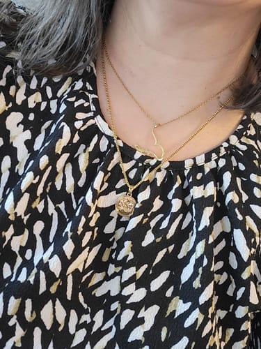 Customer photo review of it's Written Necklace - Maktub