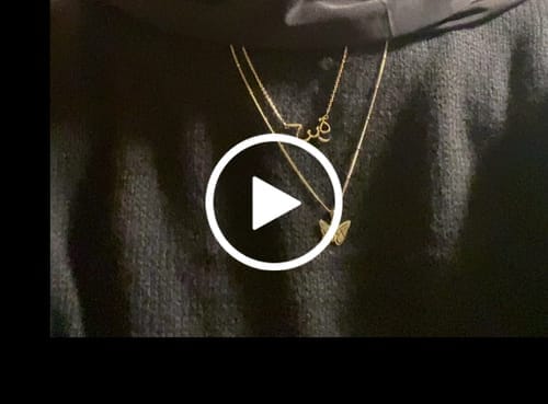 Customer photo review of Patience & Hope Necklace