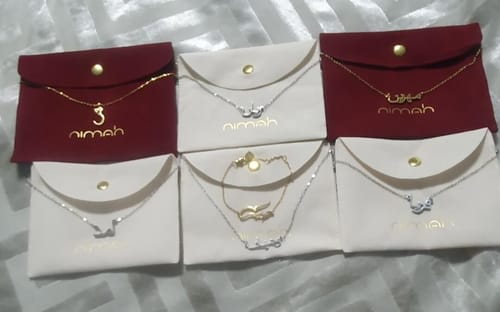 Customer photo review of Arabic Name Necklace - Personalised
