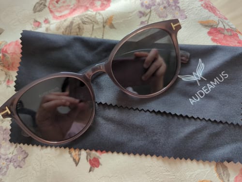 Customer photo review of Skyler Round Framed Sunglasses