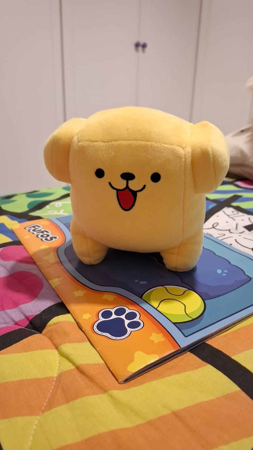 Customer photo review of Peluche Fufos + Albo Fumetti e Risate!