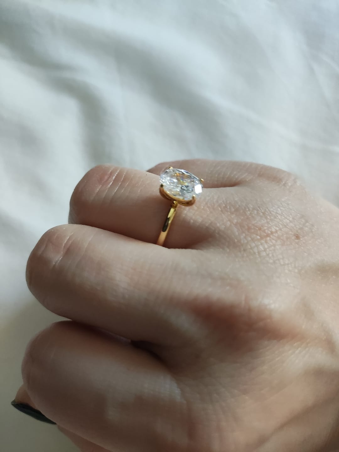 Customer photo review of Luna Ring｜2.25ct