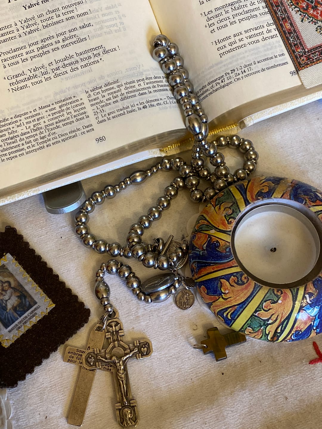 Customer photo review of Chapelet Bracelet Le RosArmy® (N°5)