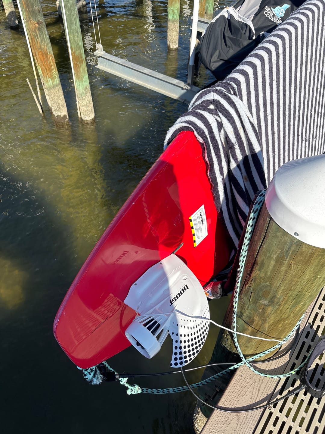 Customer photo review of Boost Fin Long Range — SUP Edition