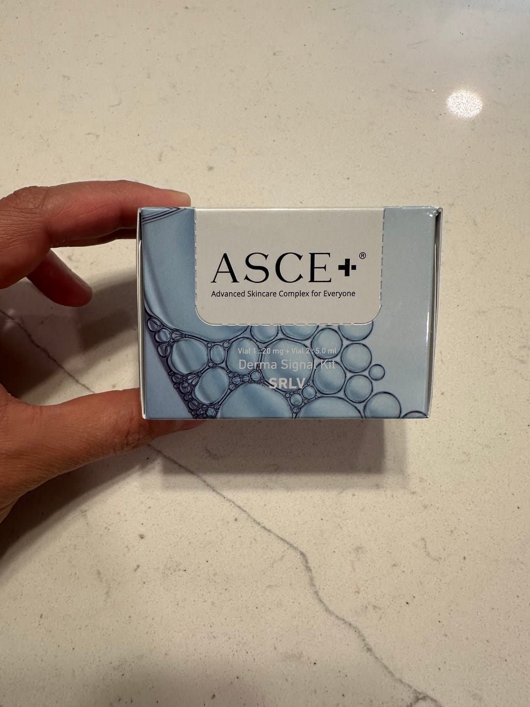 Customer photo review of ASCE Plus SRLV Exosome Advanced Skin Booster with ExoSCRT™ Technology