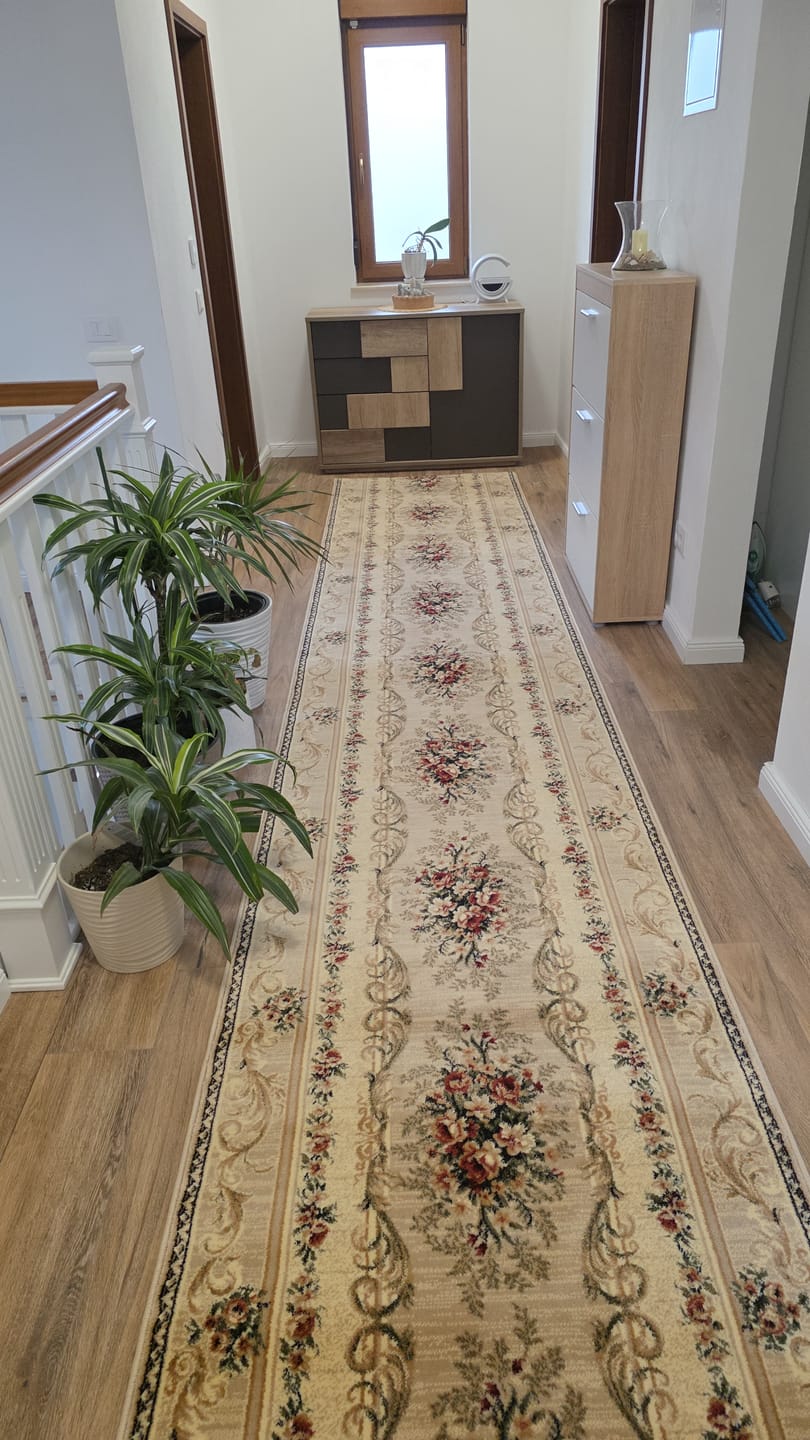 Customer photo review of Traversa Lotos, crem, latime 120 cm (surfilata)