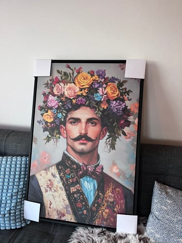 Customer photo review of Victorian Gentleman Print