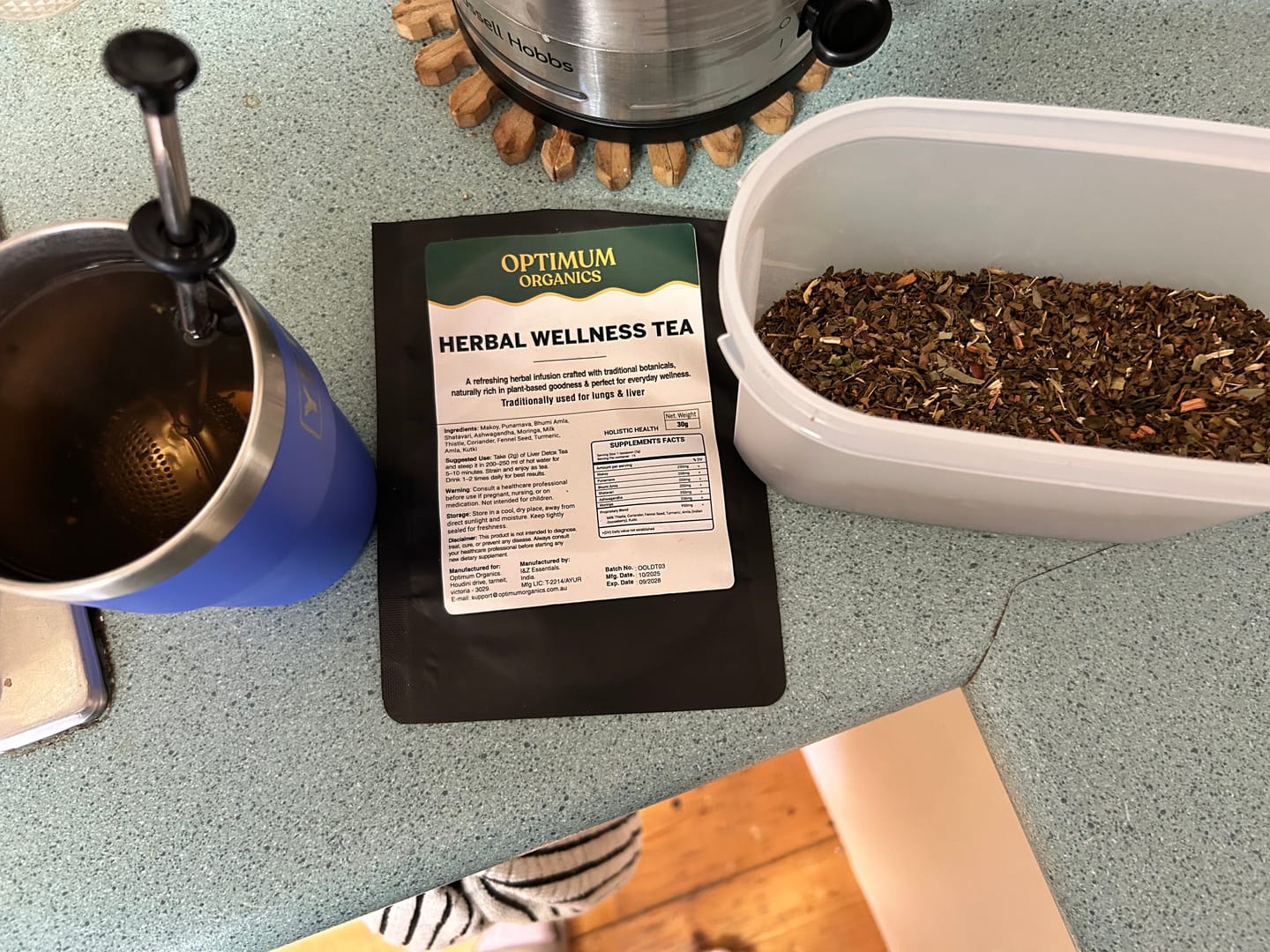 Customer photo review of Liver Detox Tea | 30Days