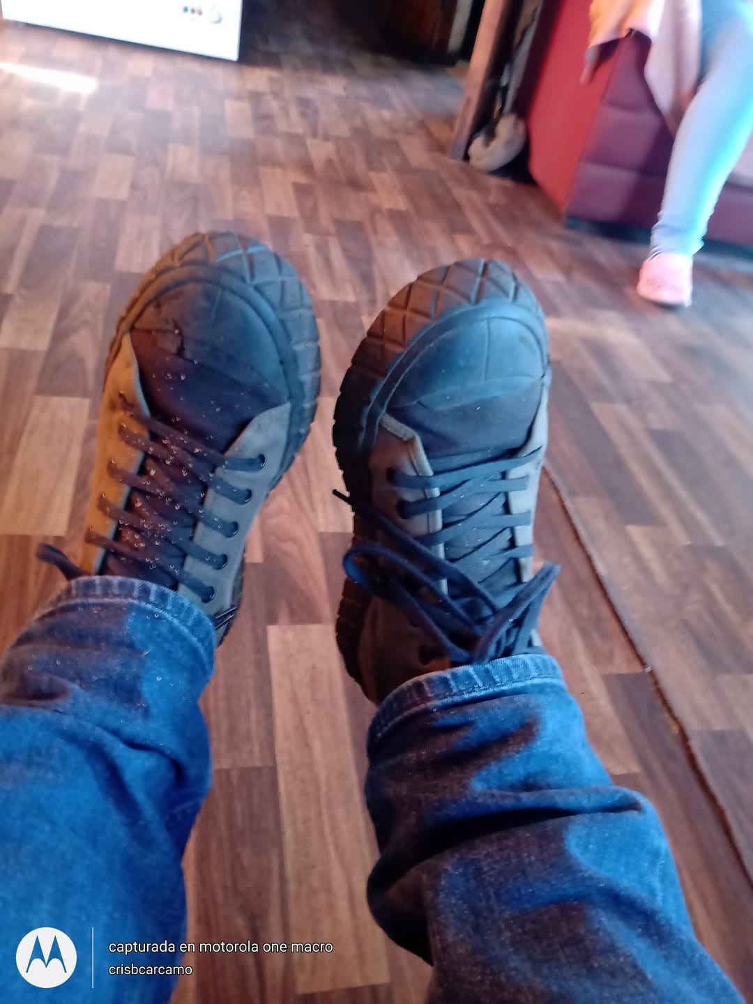 Customer photo review of Zapatilla Palladium Palla Ace Mid Hombre Verde - Suela Negro