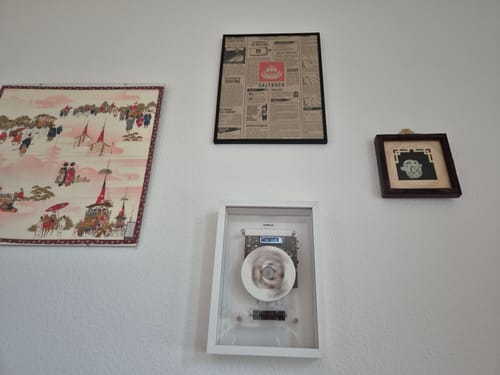 Customer photo review of M1 Music Frame CD Player