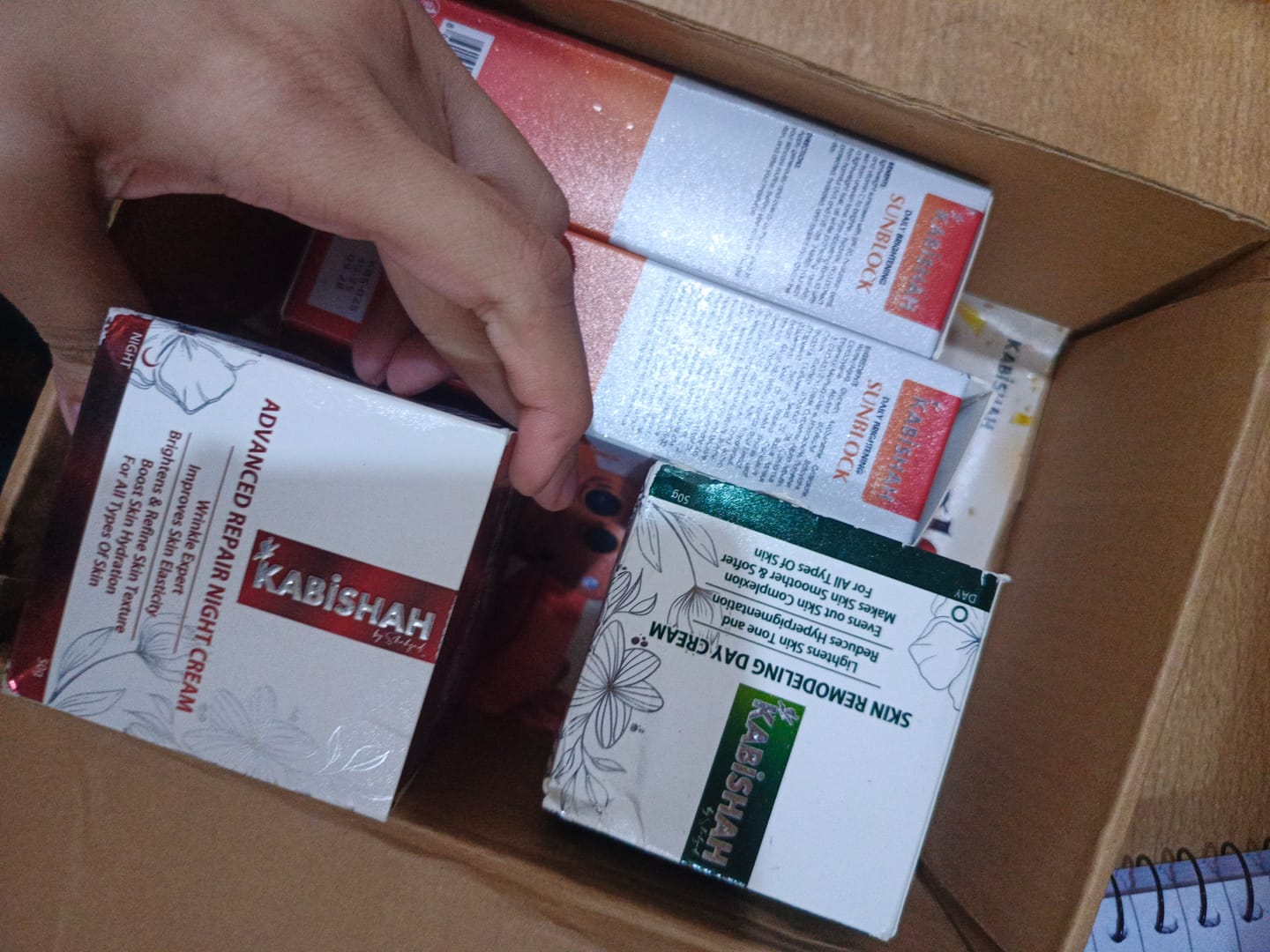 Customer photo review of Day & Night Creams: Complete Glow Bundle
