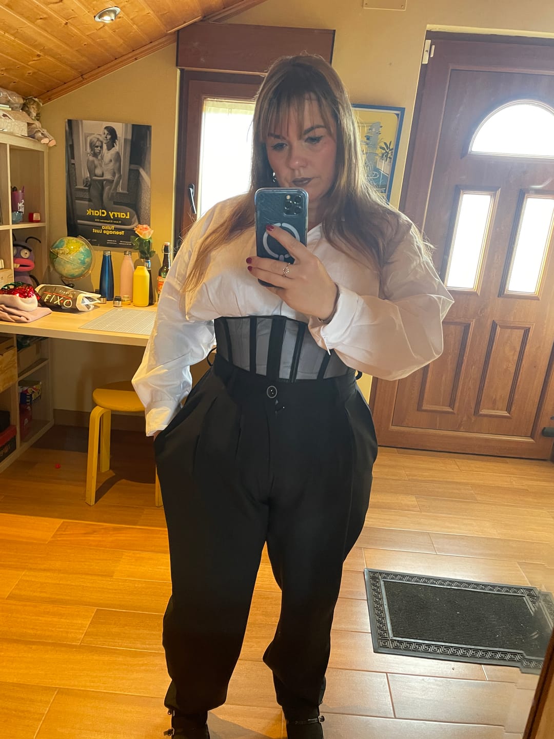 Customer photo review of Black Cape-Black Friday Sale