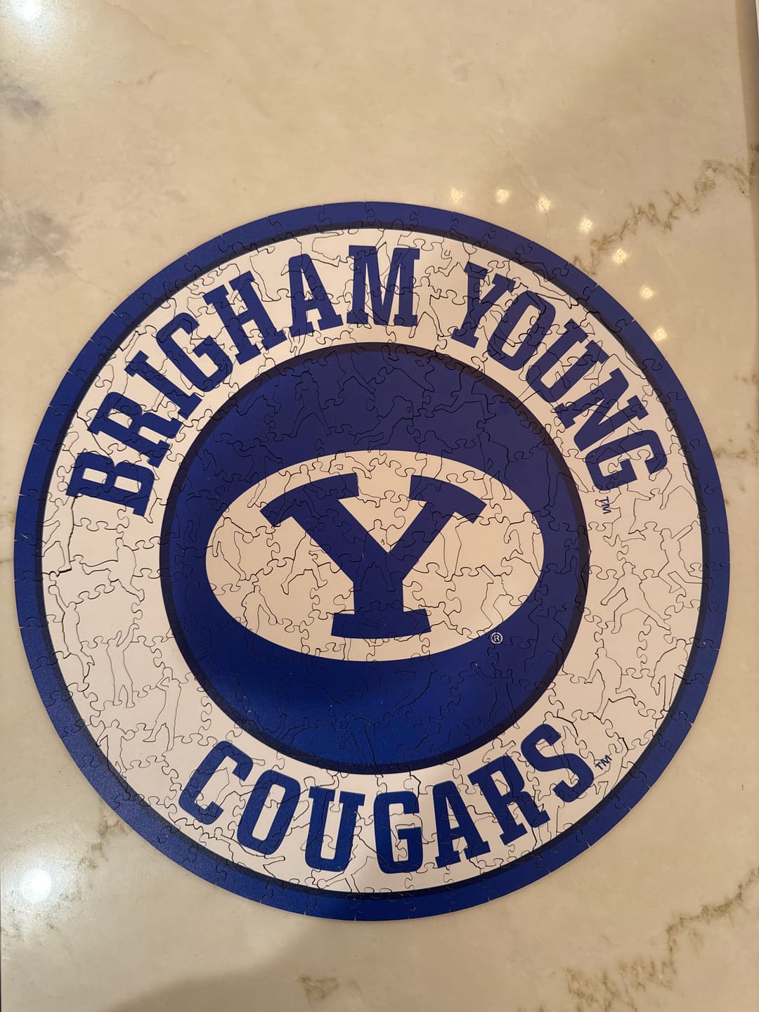 Customer photo review of Brigham Young University - Wooden Puzzle