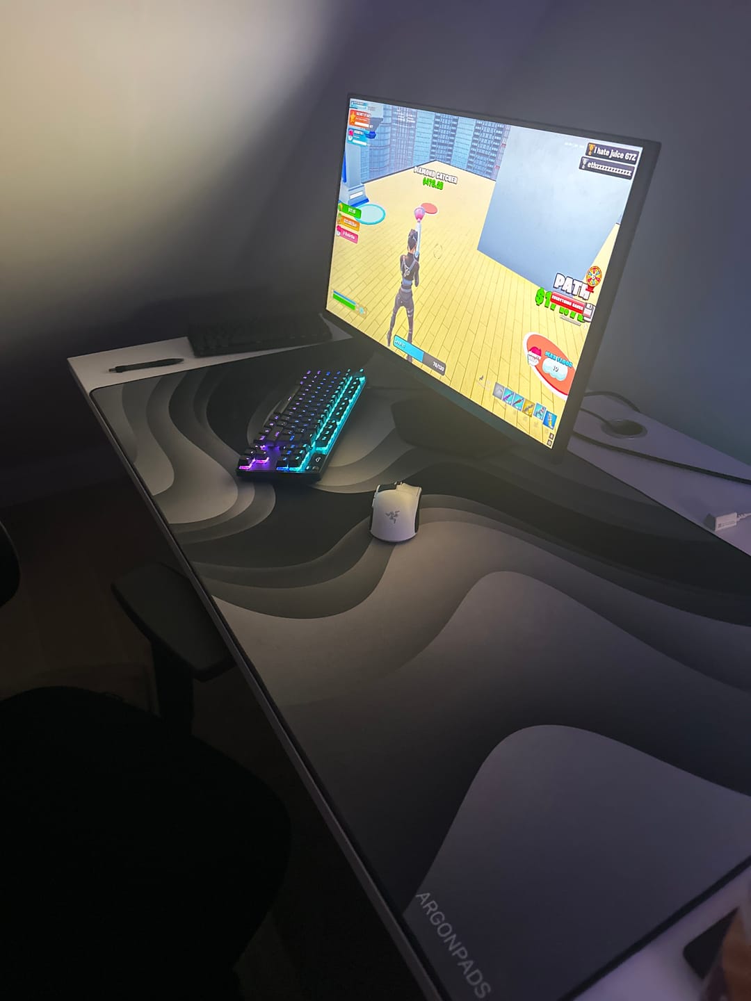 Customer photo review of MONO ─ SPEED ǀ GAMING MOUSEPAD