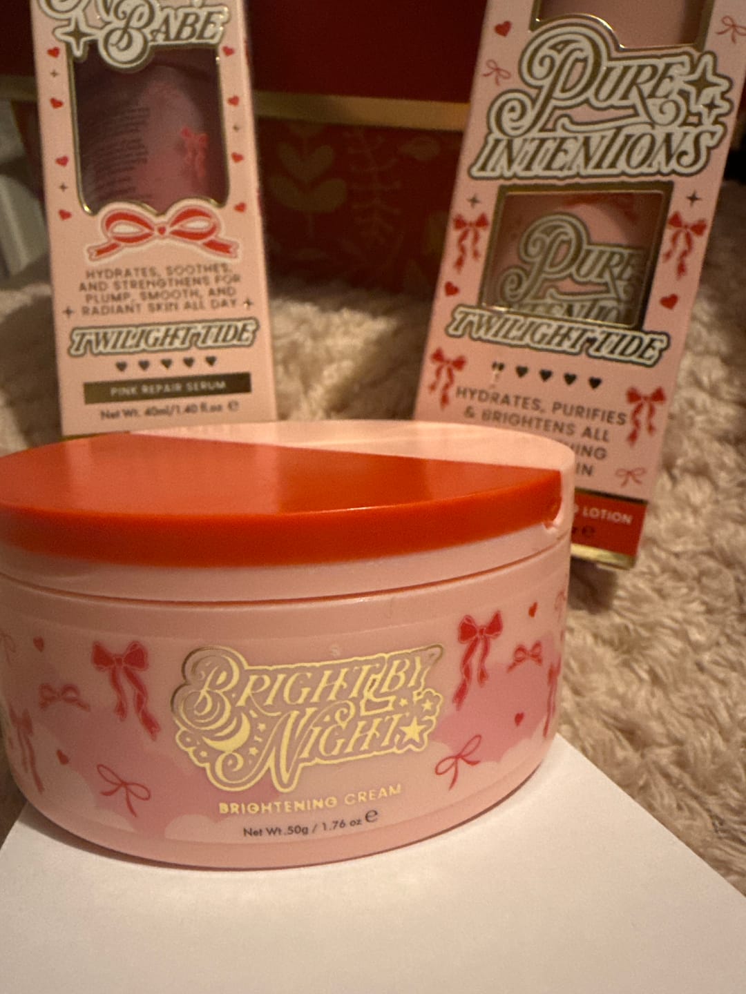 Customer photo review of P.Louise Bright By Night Brightening Cream
