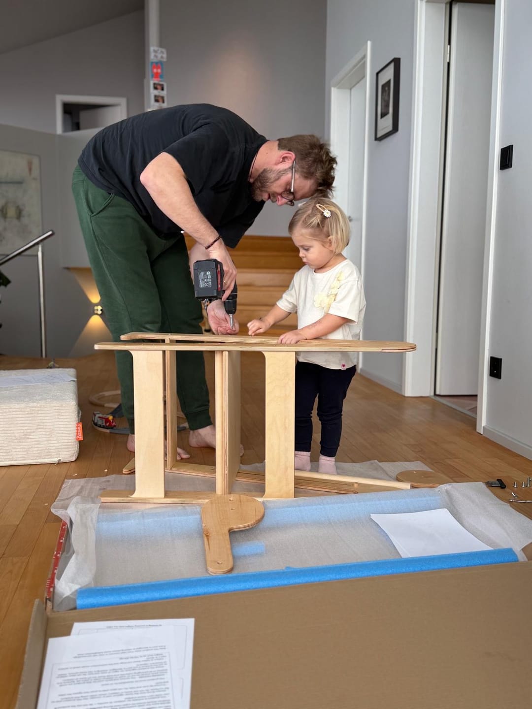 Customer photo review of Foldable Learning Tower