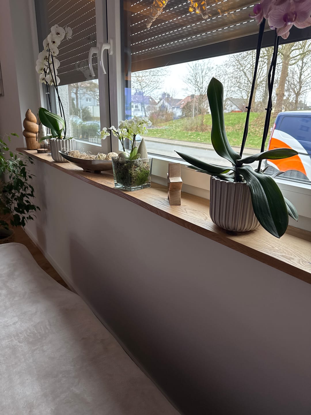 Customer photo review of Fensterbank Eiche