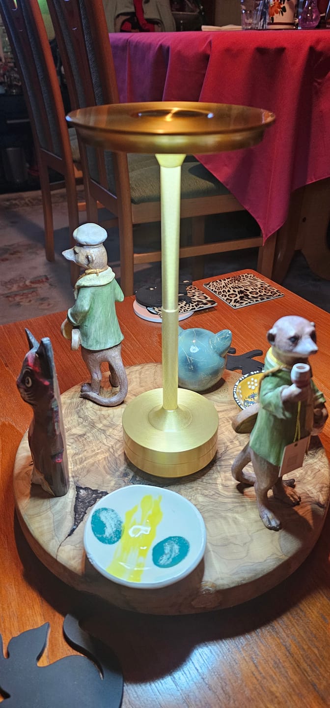 Customer photo review of Cordless Modern Aura Table Lamp - Cordless Table Lamp with Touch Control & Modern Nordic Design