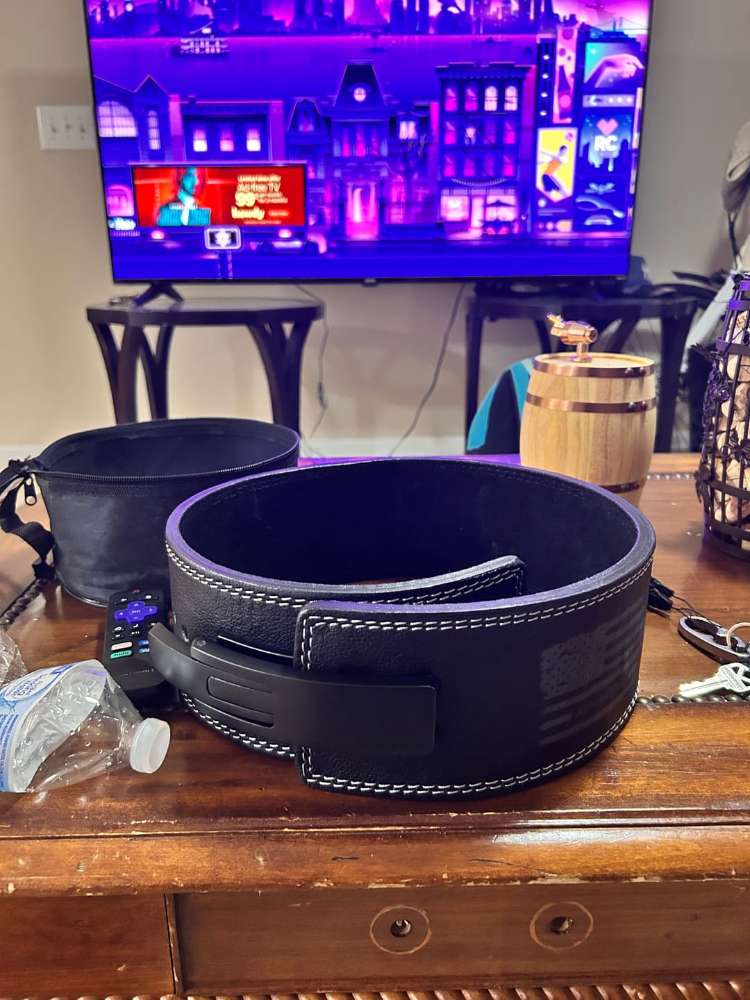 Customer photo review of Assault Belt: 10mm Lever Weightlifting Belt