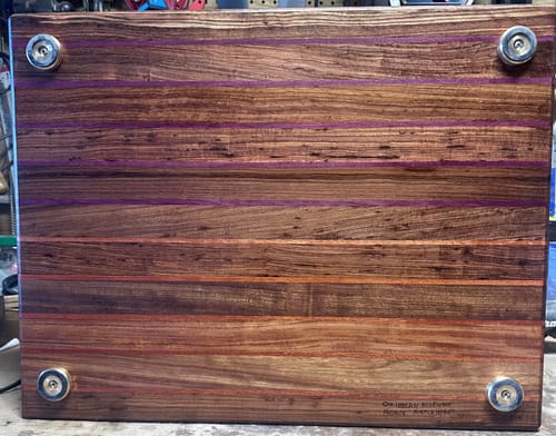 Customer photo review of Cutting Board Corner Feet Drilling Jig