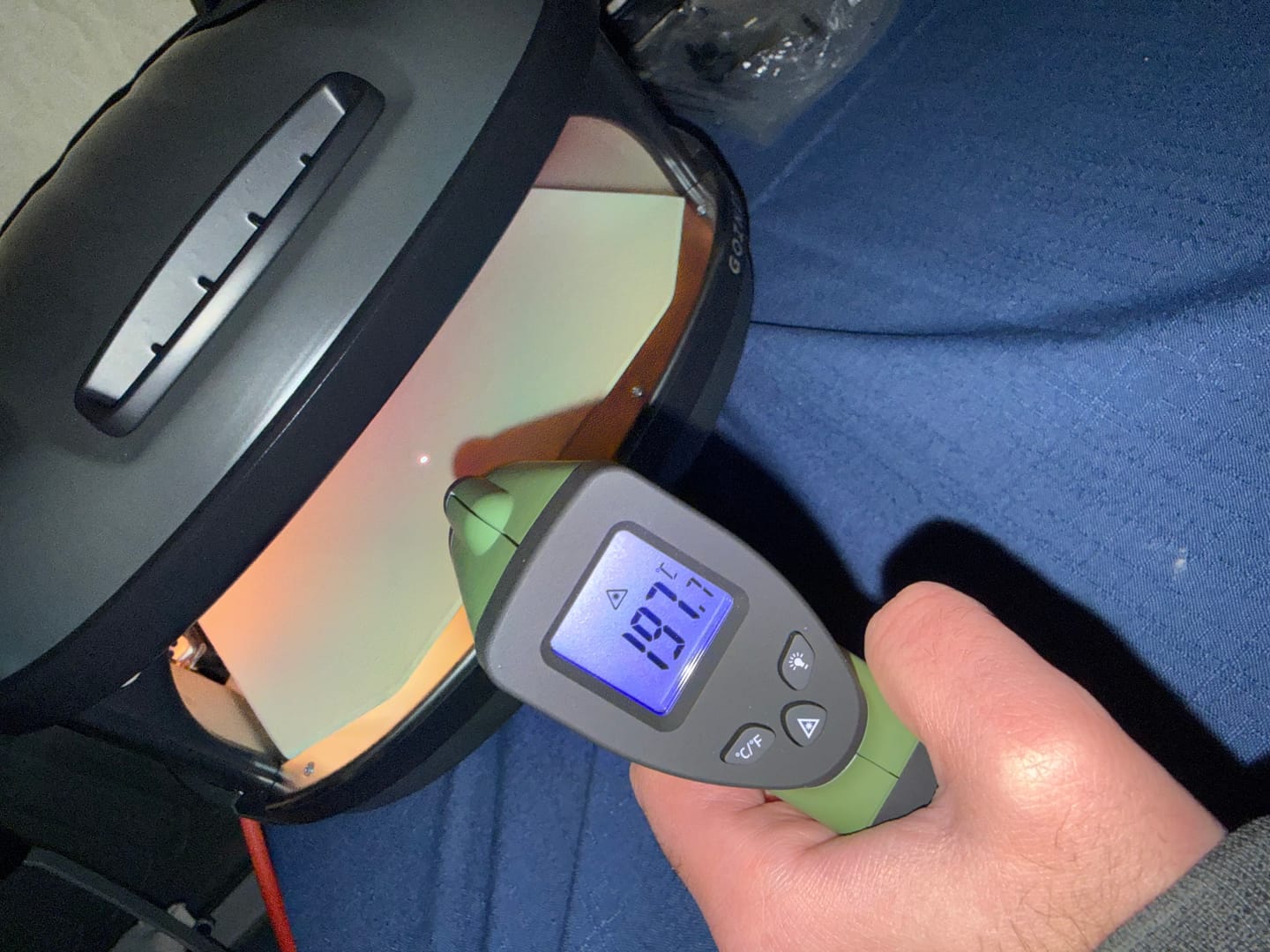 Customer photo review of Gozney Infrarot-Thermometer