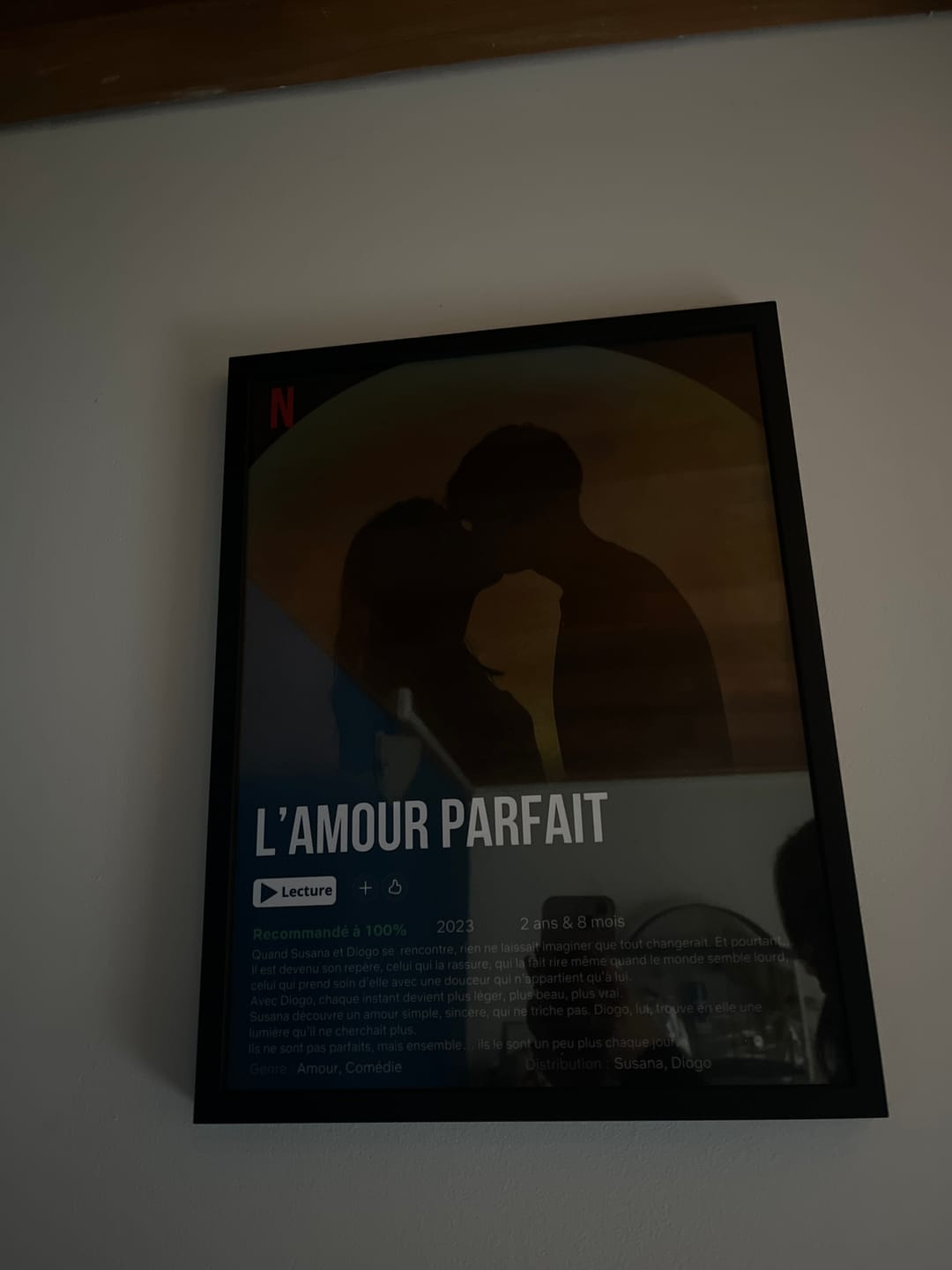 Customer photo review of Notre Propre Film - Affiche personnalisée