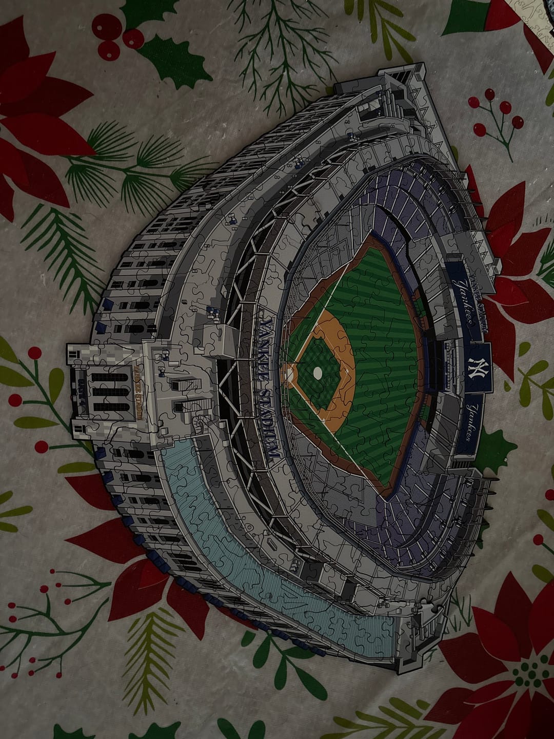 Customer photo review of New York Yankees™ Yankee Stadium - Wooden Puzzle