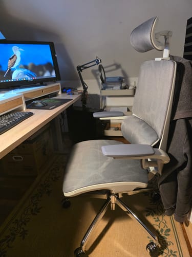 Customer photo review of Sihoo M59AS Ergonomic Office Chair with Dual-Section Backrest & 3D Flip-up Armrests