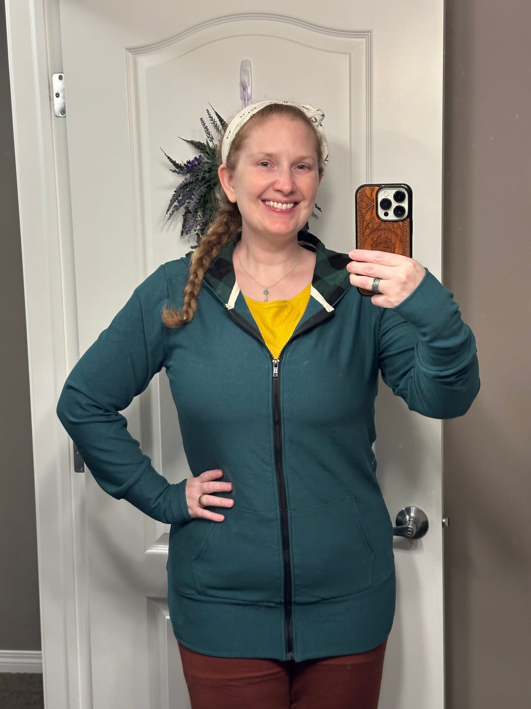 Customer photo review of *Pre-Sale* Zip Up Hoodie