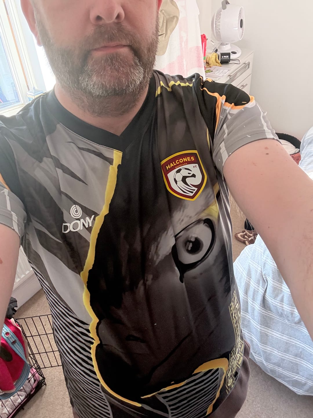 Customer photo review of Mens Secret Football Shirt