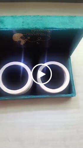 Customer video review of "Ancient Gold Chuda : Ivory Bangle's Beauty "