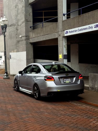 Customer photo review of 2015-21 Subaru WRX STi High-Kick Duckbill Rear Spoiler