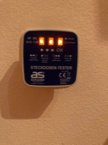 Customer photo review of Steckdosentester