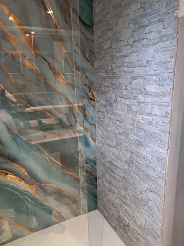 Customer photo review of Baguette de jonction aluminium pour pvc/spc/feuille de pierre