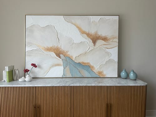 Customer review photo for Plaster Art Texture Painting #SG476