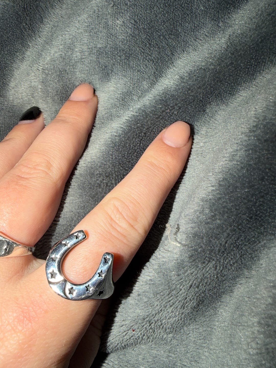 Customer photo review of Horse Shoe Ring