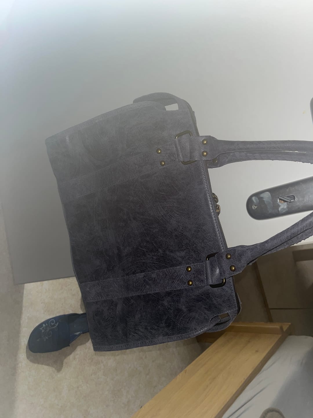 Customer photo review of It girl bag vintage blue