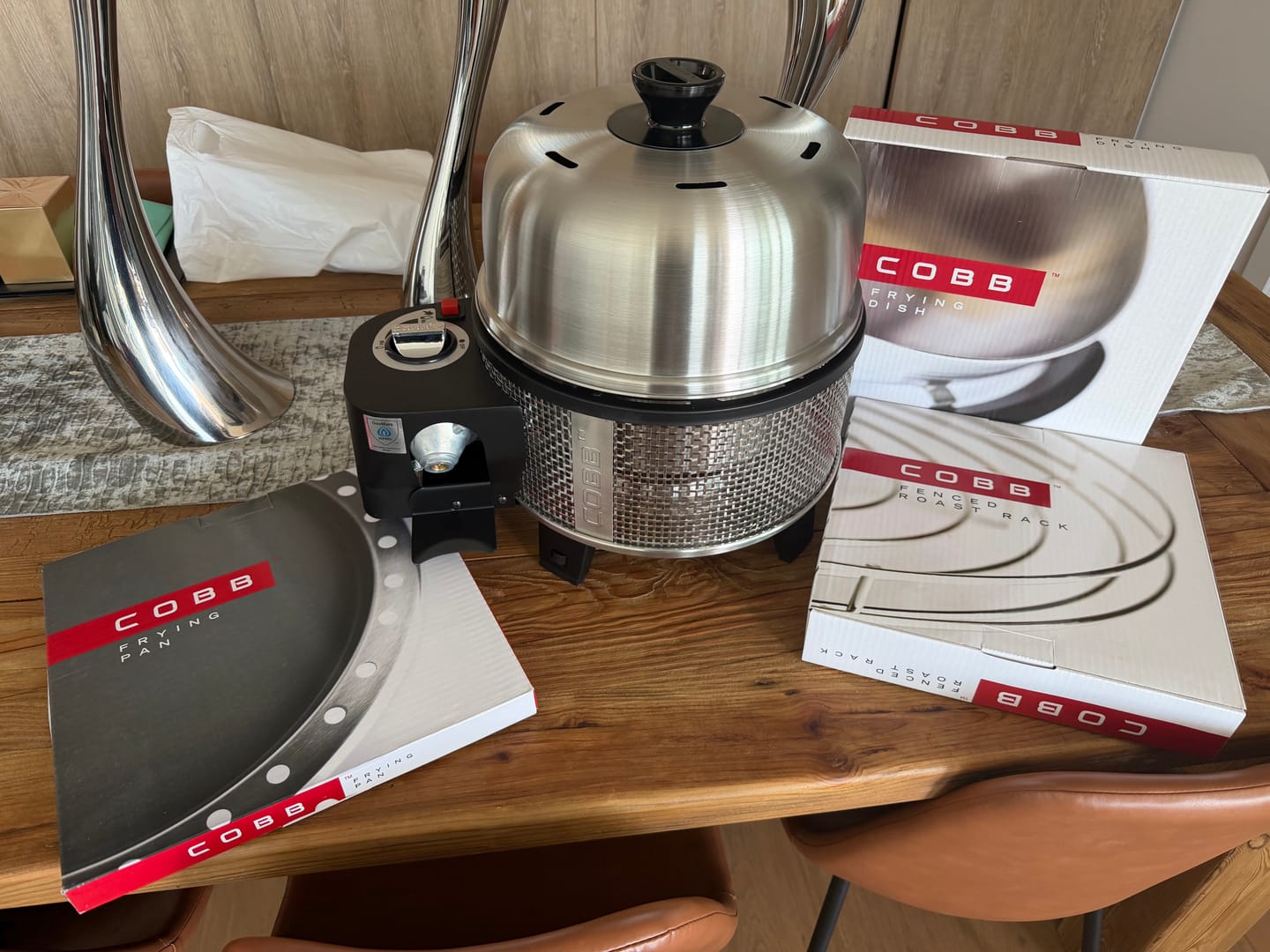 Customer photo review of COBB Grill Gas Bundle