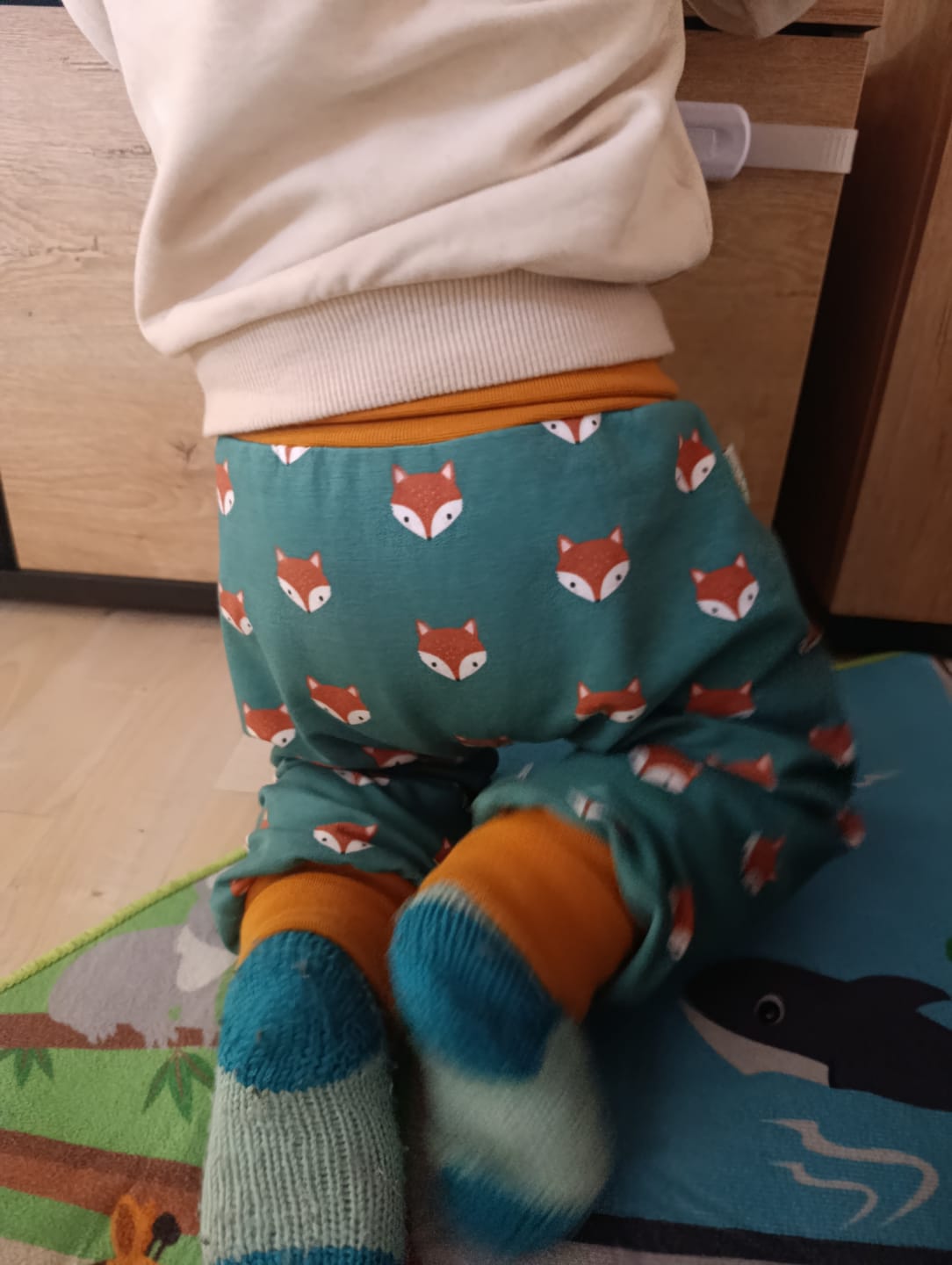 Customer photo review of MitwachsSet für Babys - Füchse mint