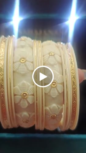 Customer video review of "Ancient Gold Chuda : Ivory Bangle's Beauty "