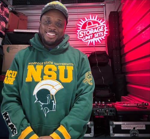 Customer photo review of STORAGE UNIT SETS - Premium Neon Artwork