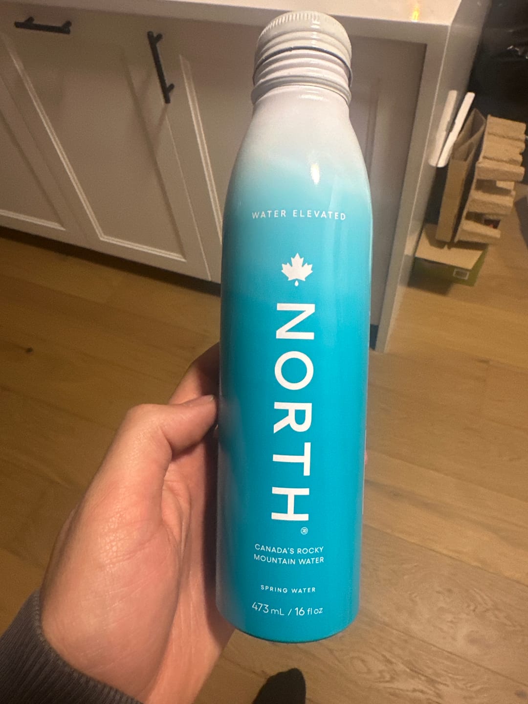 Customer photo review of NORTH Spring Water - 473mL Aluminum Bottles