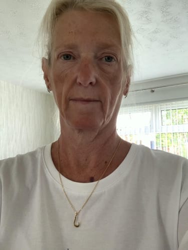 Customer photo review of Arabic Letter Necklace - Choose your Letter