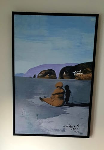 Customer photo review of Adolescence or Mysterious Mouth Appearing on My Nurse's Back | Salvador Dali | 1941