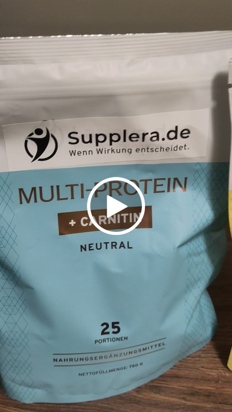 Customer video review of Multi Protein Neutral 750g Beutel