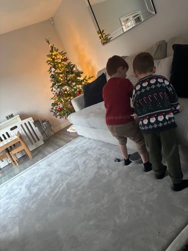 Customer photo review of Grey Play Mat