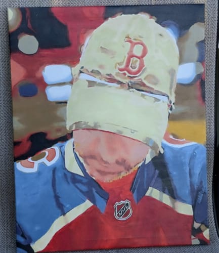 Customer photo review of Custom Portrait Paint By Numbers